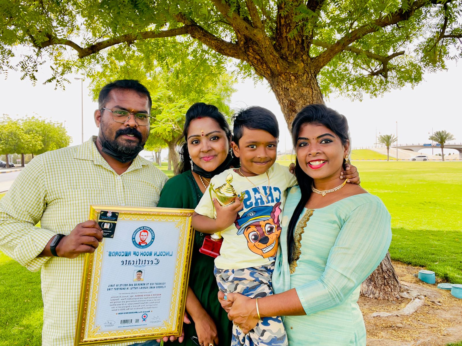 Youngest kid to memorise and recite 99 Tamil  flowers Name (Kurinji Pattu) in shortest time
